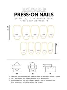 Get Glamorous With 24pcs Short Coffin Glitter Sequins Marble Print Fake Nail & 1pc Nail File & 1sheet Tape Press On Nails Nail Supplies