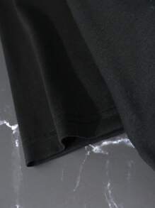 Manfinity LEGND 男士印花T恤 - 黑色 - 查看 6