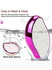 便攜式脫毛器，1入組女士玻璃身體脫毛工具