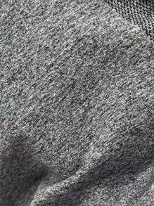 Yoga Basic Quần Leggings Thể thao Nữ Sọc - Màu xám đen - Xem 6