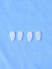 12入組女士極簡休閒鼻子墊適用於日常生活 - 白色 - 查看 4