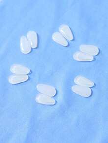 12入組女士極簡休閒鼻子墊適用於日常生活 - 白色 - 查看 6