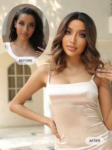 Body Wave Multicolor 16 Inch Medium Synthetic Wig For Women - Multicolor - View 6