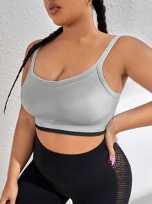 Yoga Sxy 大碼撞色撞色滾邊運動型胸罩