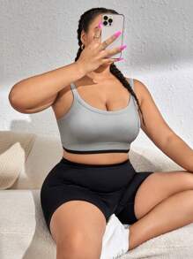 Yoga Sxy 大碼撞色撞色滾邊運動型胸罩