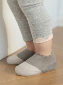 Pantofi cu șosete de plimbare Colorblock pentru bebeluși - Gri - Vizualizare 4