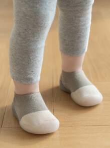 Pantofi cu șosete de plimbare Colorblock pentru bebeluși - Gri - Vizualizare 5