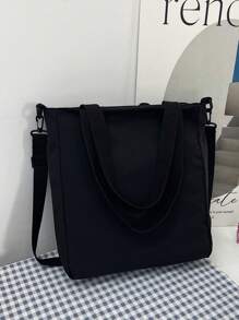 Monogram Women's Tote Bag - Black - View 2