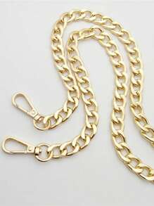 加粗金属链条肩带，金色包包配件，可DIY调节替换肩带，耐用时尚 - 金色 - 查看 7