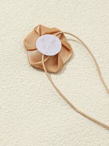 1pc Fashionable Flower Decor Choker For Women For Party - Champagne - View 5
