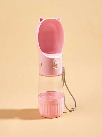 1入組便攜寵物旅行水壺適用於貓和狗狗適用於戶外