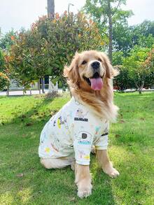 1pc Cartoon Graphic Pet Tee For Cat And Dog For Summer - Multicolor - View 11