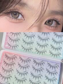 20pairs Extra Long False Eyelashes Strip Lashes, Lashes, Eyelashes, Fake Lashes - Black - View 4