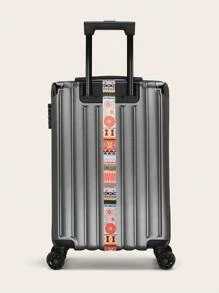 1 件復古條紋圖案可調式行李附交叉帶打包旅行箱尼龍帶扣行李帶袋配件出差旅行行李帶行李包裝帶行李繩帶扣旅行航班商務旅行行李箱行李箱背包行李袋 - 彩色 - 查看 6