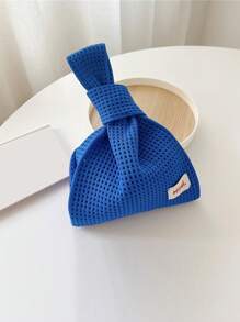 Túi móc mini màu xanh rỗng cho kỳ nghỉ - Màu xanh lam - Xem 2