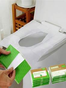 10/20/30/50pcs Disposable Toilet Seat Cover - White - View 1