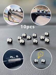 10pcs Cartoon Design Car Ornament - Multicolor - View 1