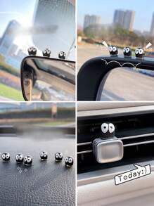 10pcs Cartoon Design Car Ornament - Multicolor - View 5