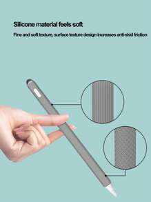 Vỏ chống bụi chống rơi Tương thích với Apple Pencil thế hệ thứ 2 - Xám - Xem 5