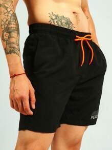 Manfinity VDAYZ Männer Badehose mit 2 in 1 Tunnelzug,