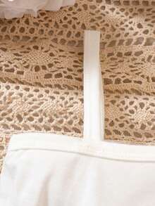 嬰兒不對稱領荷葉邊腰帶連身短褲 - 彩色 - 查看 4