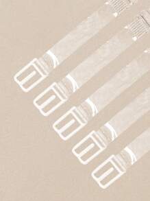 5入組透明內衣肩帶 - 無色 - 查看 3