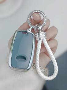 1set Keychain & Car Key Case Compatible With Kia, Key Fob Cover - Multicolor - View 2