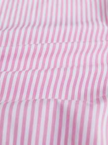 BizChic 棉條紋印花蝙蝠袖襯衫工作服