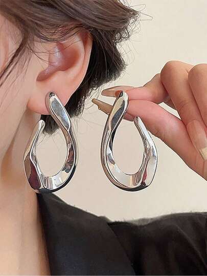 Water-drop Shaped Stud Earrings