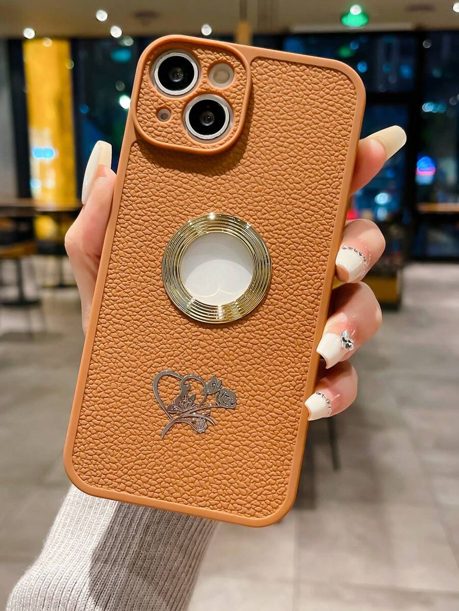 Vỏ điện thoại chống rơi hình chữ cái rỗng - Rượu sâm banh - Xem 1