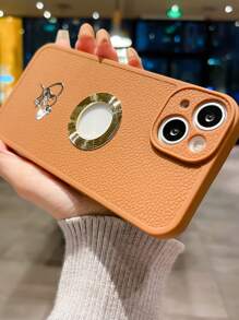 Vỏ điện thoại chống rơi hình chữ cái rỗng - Rượu sâm banh - Xem 2