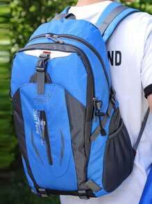 40L Waterproof Backpack Large Outdoor Sport Bag Travel Hiking Camping Rucksack - Blue - View 4