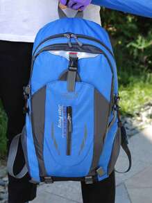 40L Waterproof Backpack Large Outdoor Sport Bag Travel Hiking Camping Rucksack - Blue - View 6