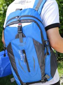 40L Waterproof Backpack Large Outdoor Sport Bag Travel Hiking Camping Rucksack - Blue - View 7