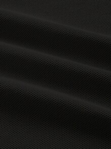 Manfinity VCAY Men Cotton Solid Polo Shirt - Black - View 3