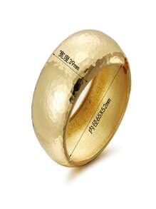 1 peça mulheres europeu & americano estilo liga de cobre ampla tambor Pulseira Bracelete