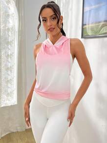 Yoga Party 漸層連帽運動連帽衫