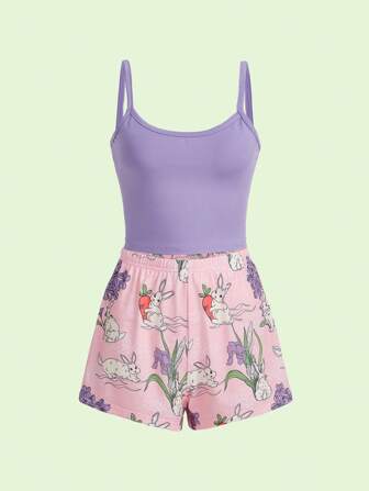 GIOIA TANG Ensemble De Pyjama Dessin Animé