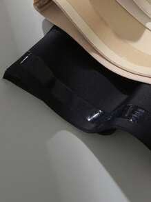 FINETOO 素色高腰塑形三角褲 - 黑色 - 查看 4