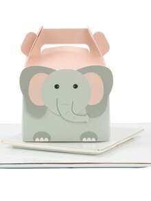 Hộp quà tặng giấy 12 chiếc, Hộp quà tặng thiết kế động vật hoạt hình dễ thương cho gia đình - Nhiều màu - Xem 3