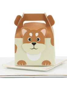 Hộp quà tặng giấy 12 chiếc, Hộp quà tặng thiết kế động vật hoạt hình dễ thương cho gia đình - Nhiều màu - Xem 4