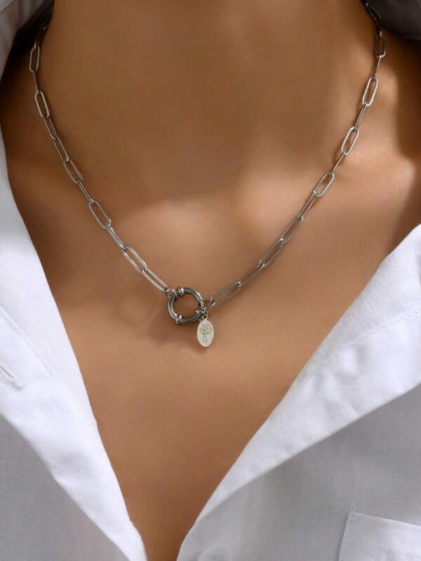 LIEBEIRIS 圆形吊坠项链