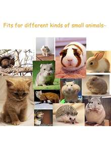 1pc Solid Color Foldable Hamster Tunnel For Small Animal For Play - Pink - View 4