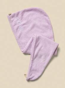 SHEIN Basic living 2. Generacja Szybkoschnący Ręcznik z Mikrofibry Do Włosów Turban Prezent Świąteczny Boże Narodzenie Na Prezenty Świąteczne Wystrój Domu Łazienka