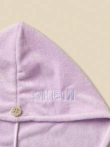 SHEIN Basic living 2. Generacja Szybkoschnący Ręcznik z Mikrofibry Do Włosów Turban Prezent Świąteczny Boże Narodzenie Na Prezenty Świąteczne Wystrój Domu Łazienka