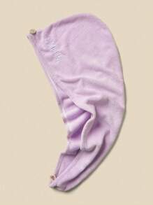 SHEIN Basic living 2. Generacja Szybkoschnący Ręcznik z Mikrofibry Do Włosów Turban Prezent Świąteczny Boże Narodzenie Na Prezenty Świąteczne Wystrój Domu Łazienka