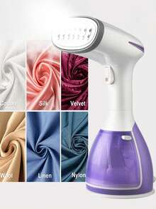 1pc ABS Garment Steamer, Modern Portable Garment Steamer For Laundry - Purple - View 2