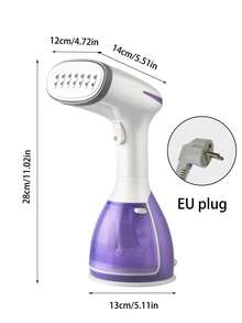 1pc ABS Garment Steamer, Modern Portable Garment Steamer For Laundry - Purple - View 3