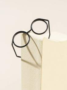 1pc Round Hollow Out Hamster Glasses For Small Animal For Decoration - Multicolor - View 4