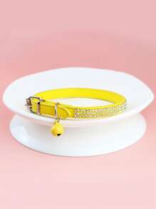 1pc Rhinestone Decor Random Pet Collar For Dog And Cat For Outdoor - Multicolor - View 6